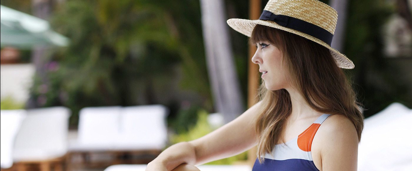 Woman in hat