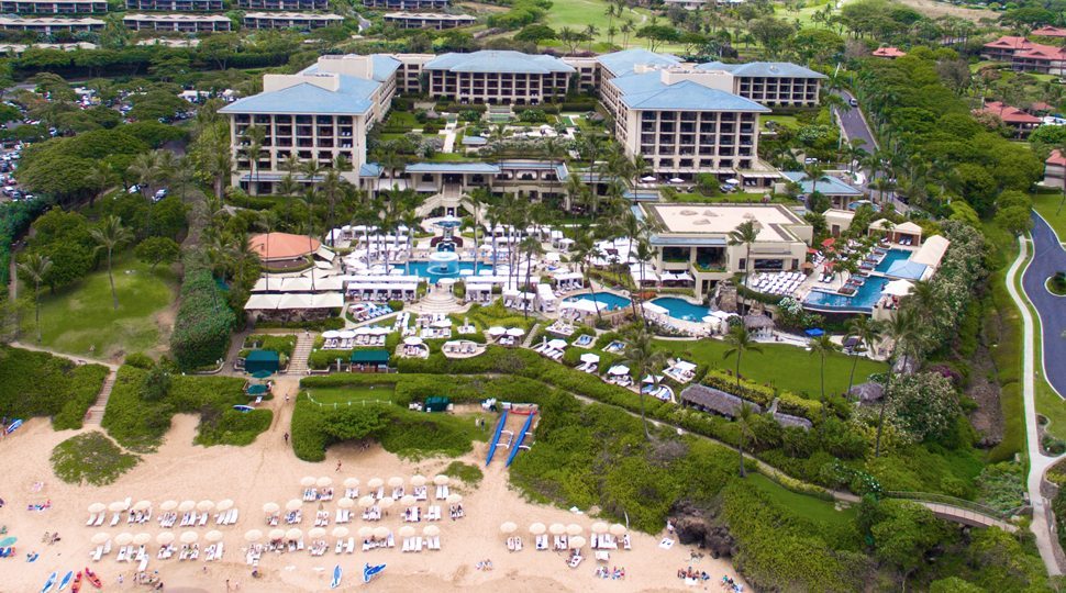 An aerial view of FS Maui