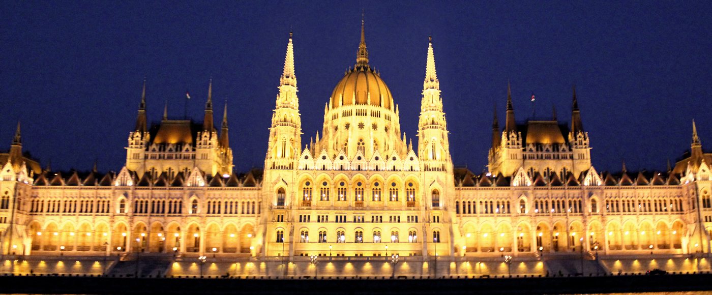 Hungarian Parliament Building in Budapest
