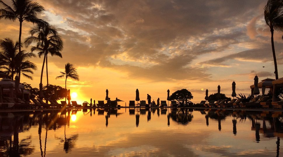 Sunset at Four Seasons Hualalai