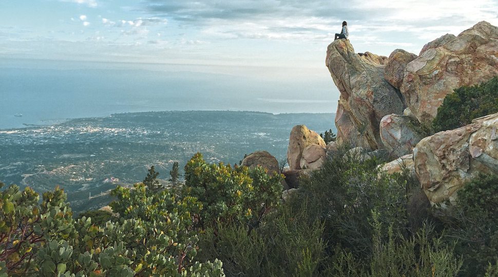 A hike in Santa Barbara