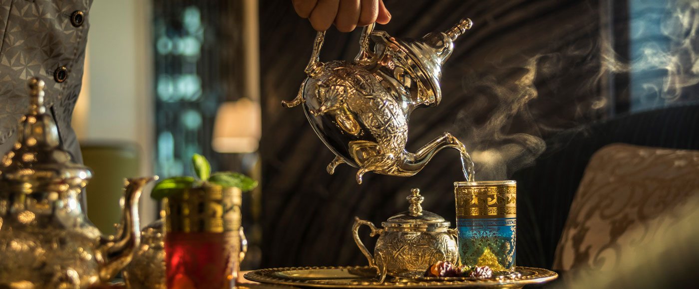 Arabian tea ceremony in Dubai