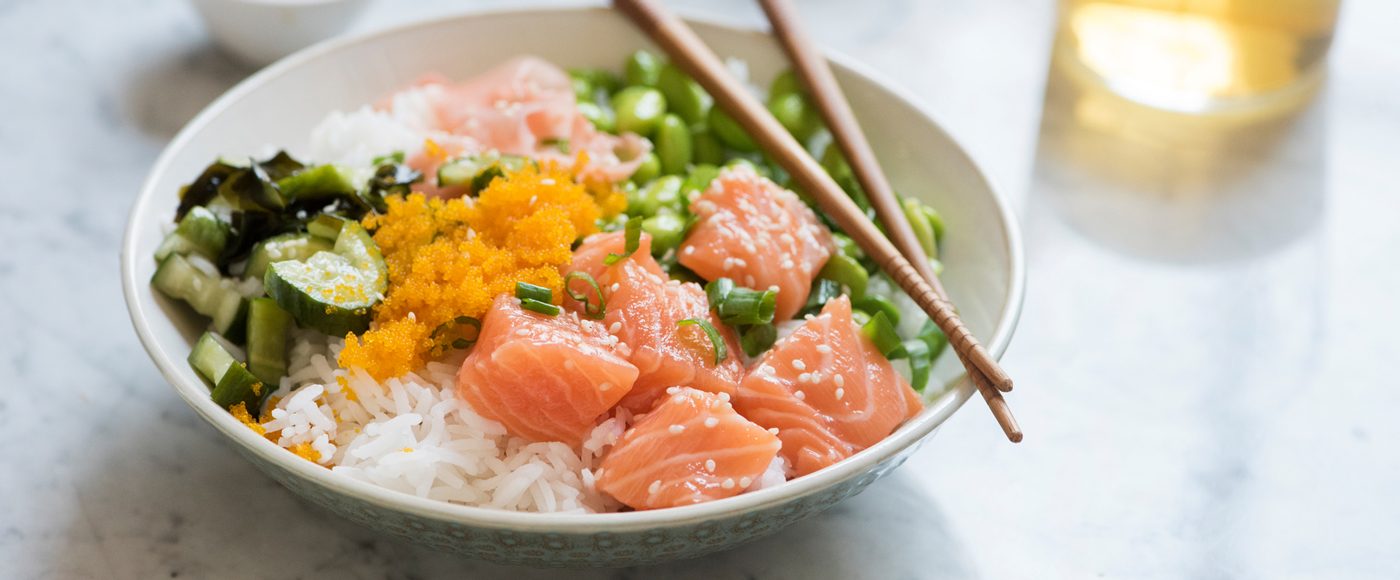 Poke fish dish
