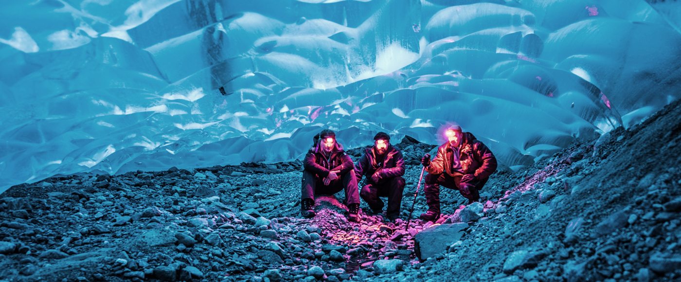 Whistler glacier ice cave