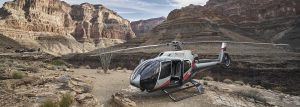 Helicopter near Grand Canyon