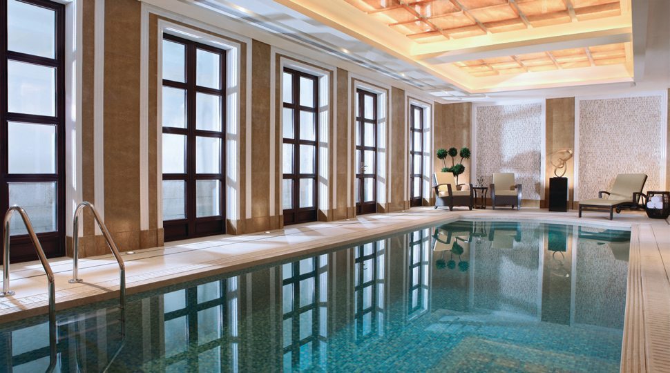 A private pool at Four Seasons Hangzhou Westlake