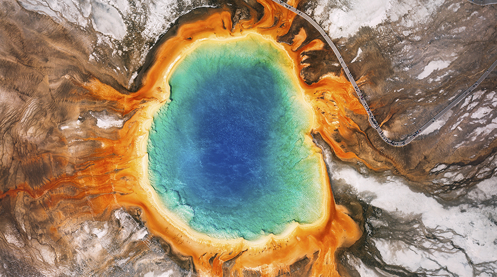 Geysers and Hot Springs at Yellowstone