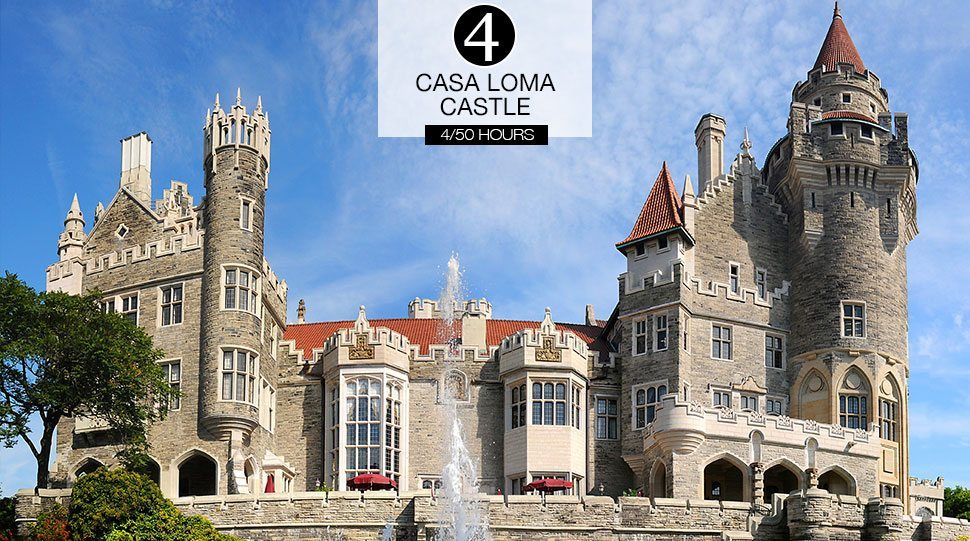 An exterior shot of Toronto's famous Casa Loma.