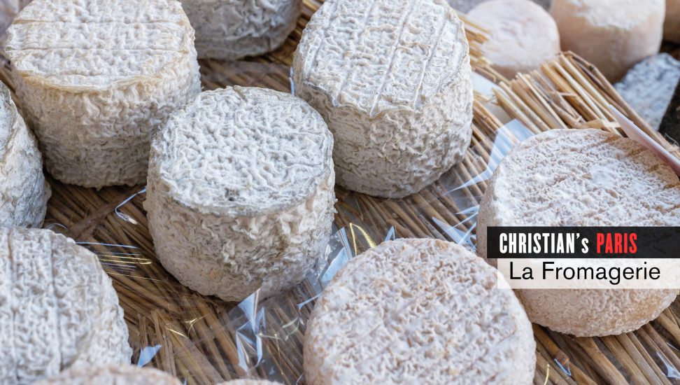 Cheese at a Parisian street market.
