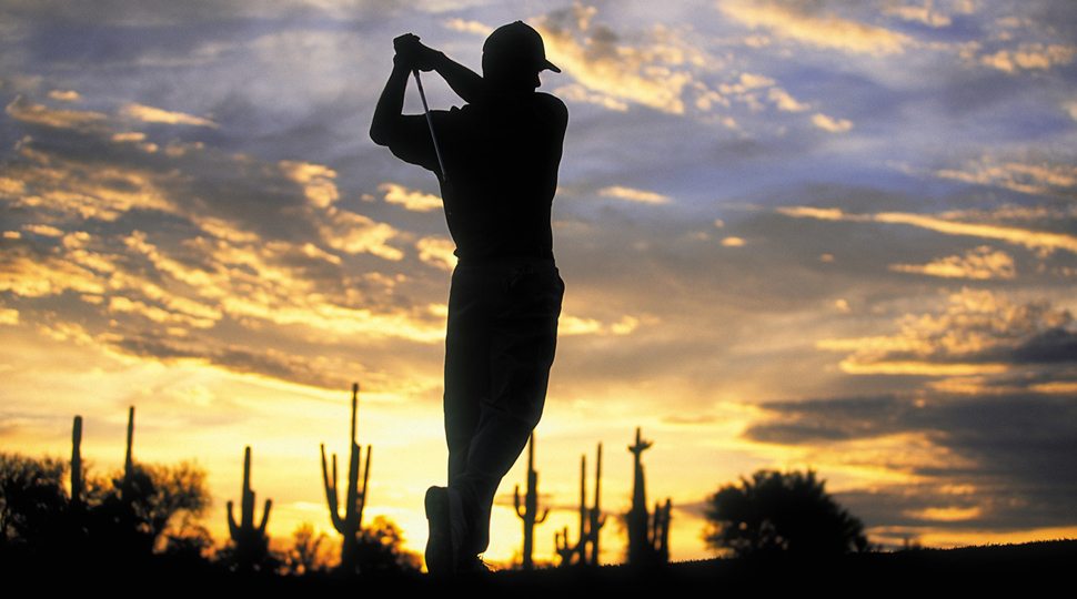 Golfer at Troon North Golf Club