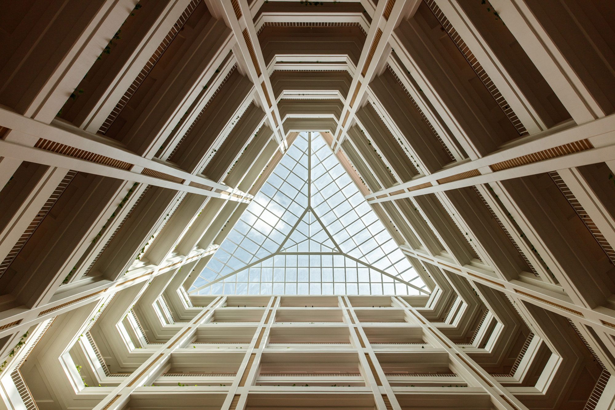 Triangular skylight window Oahu