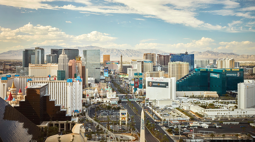 Las Vegas strip in the daytime