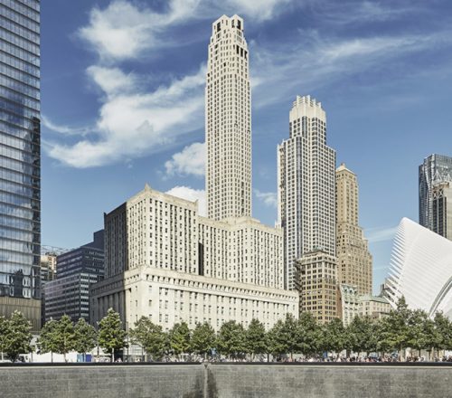 Lower Manhattan skyline