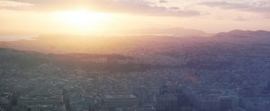 Panoramic view of Athens