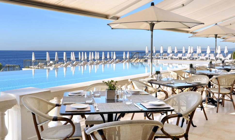 Club Dauphin pool in Cap Ferrat