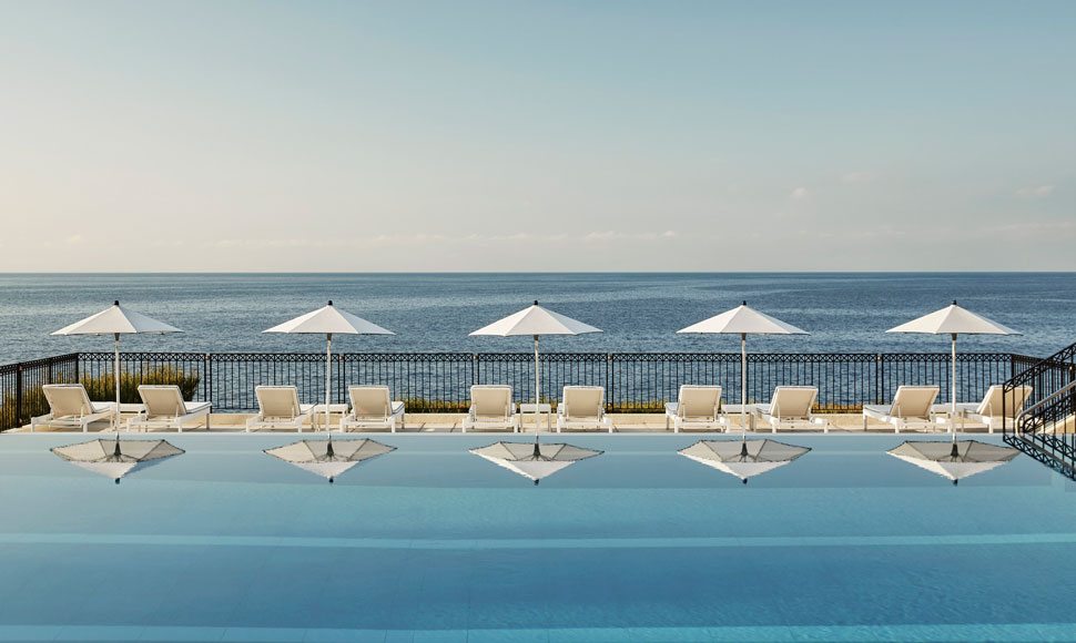 Club Dauphin pool in Cap Ferrat