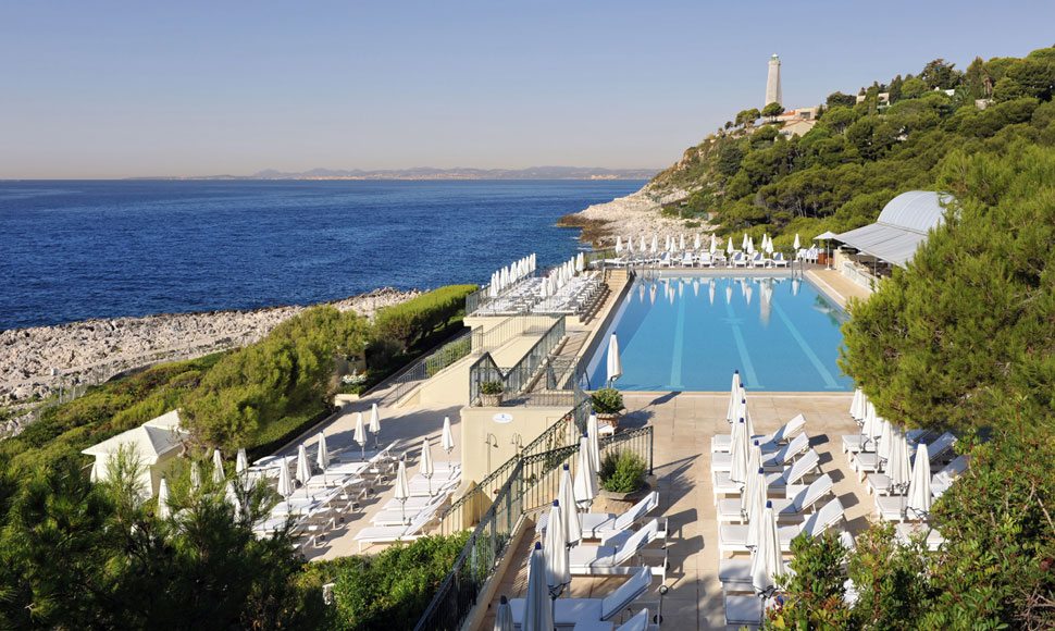 Club Dauphin pool in Cap Ferrat