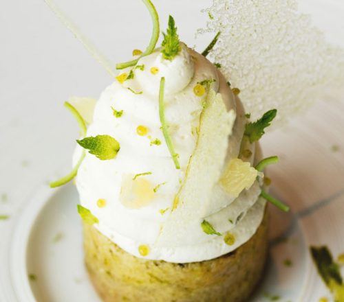 Le Baba au Rhum Mojito dessert