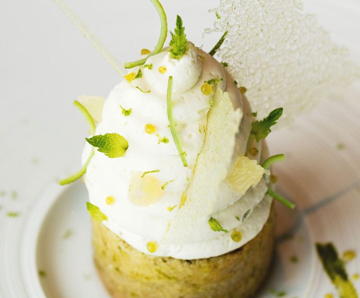 Le Baba au Rhum Mojito dessert
