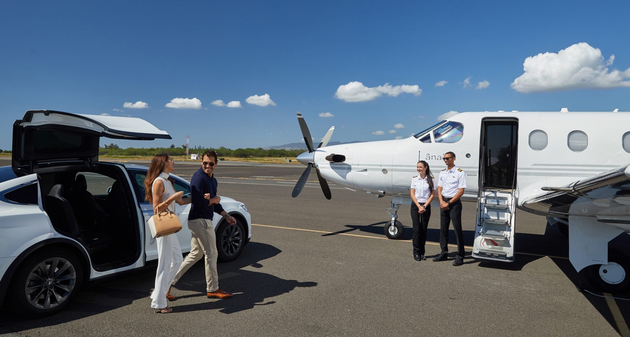 Couple embarks on a private charter to Lanai
