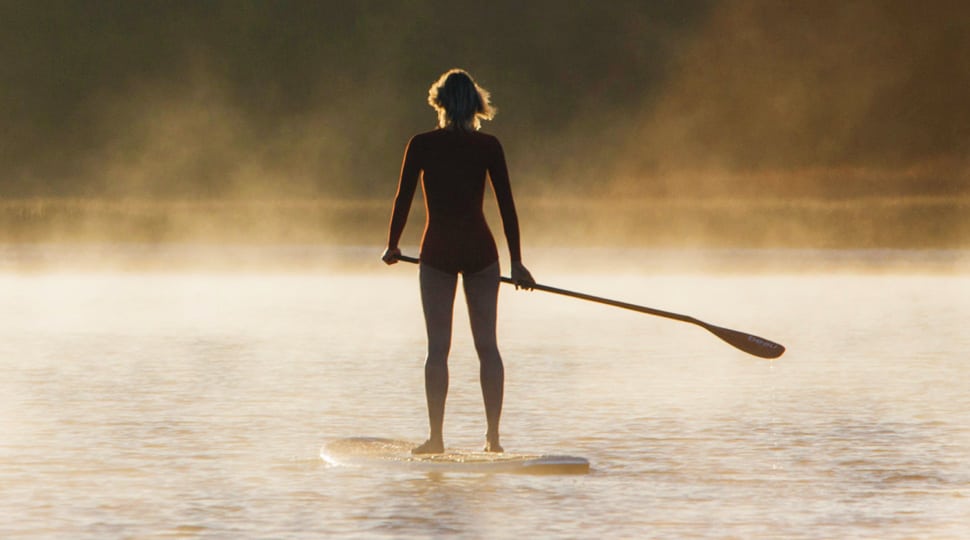 Paddleboarding in San Diego