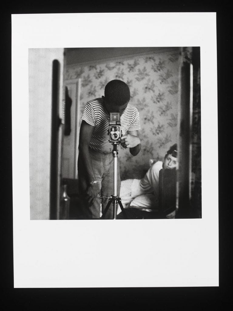 Armet Francis 'Self-portrait in Mirror', 1964 printed 2012 Gelatin silver print