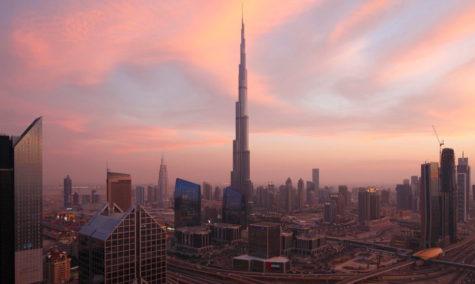 Sunset in Dubai