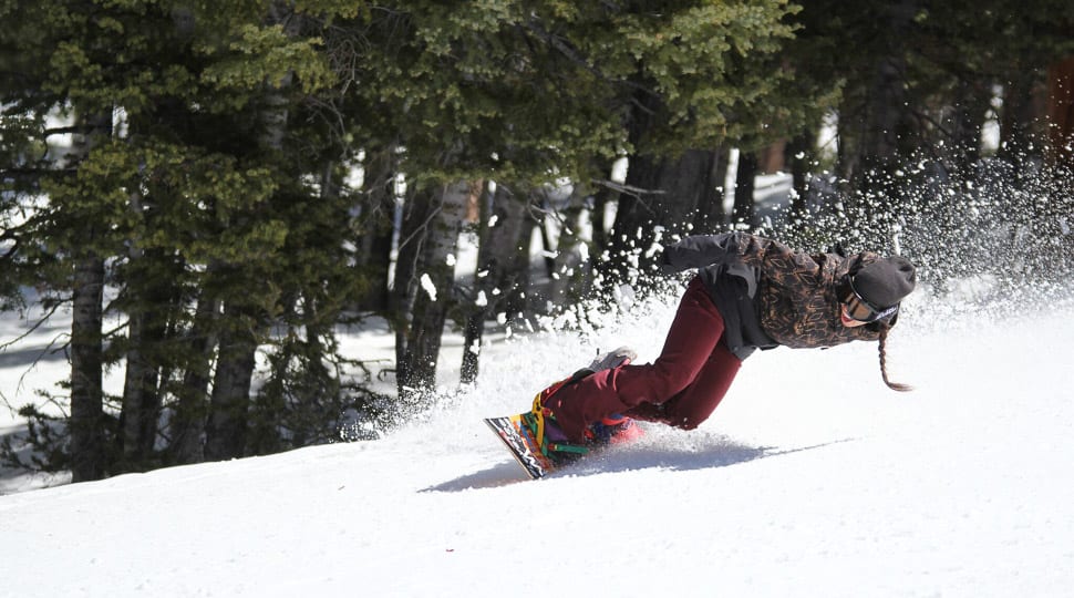Lee Canyon snowboarder
