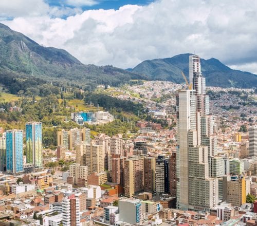 Bogota skyline