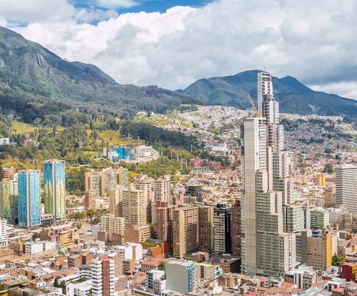 Bogota skyline