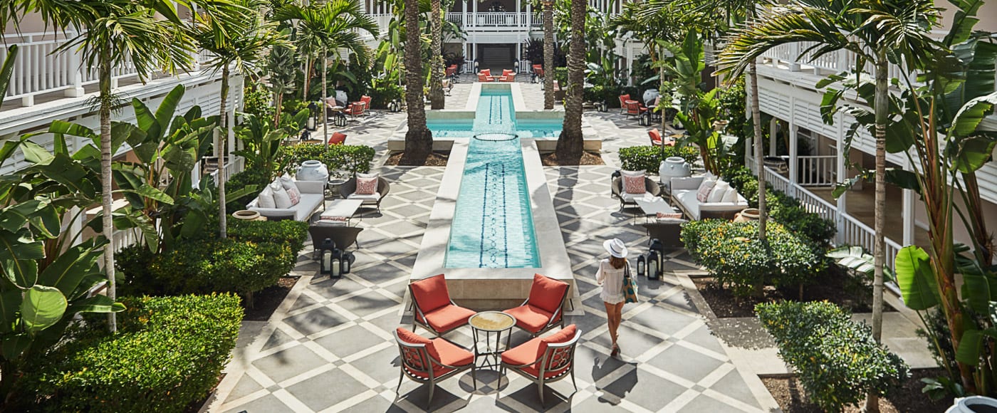 Ocean Club courtyard