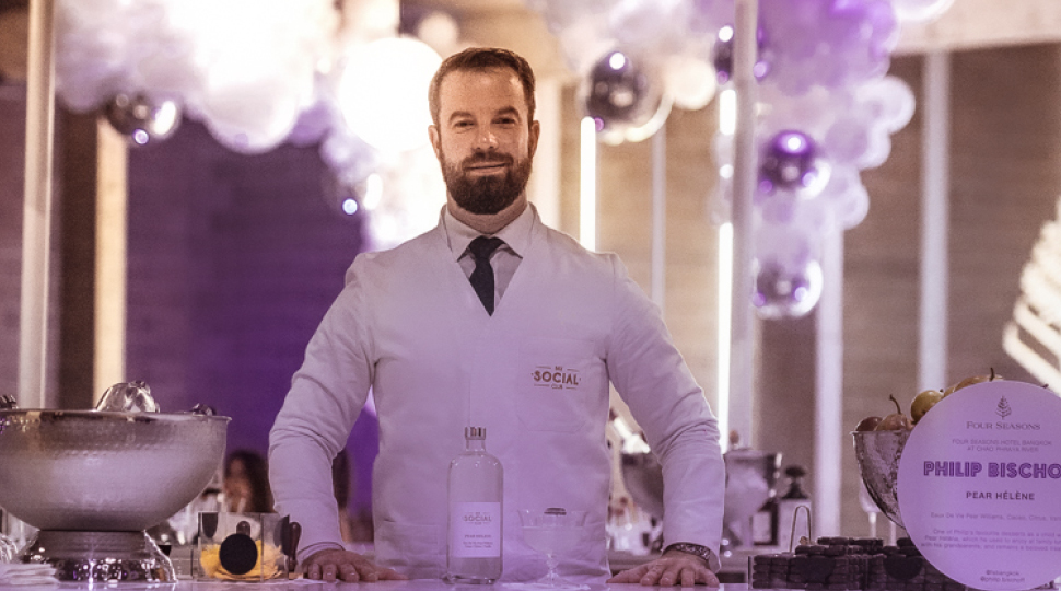 Bartender Phillip At Carousel Bar