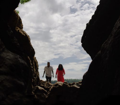 Hari Deepti enter a beach cave