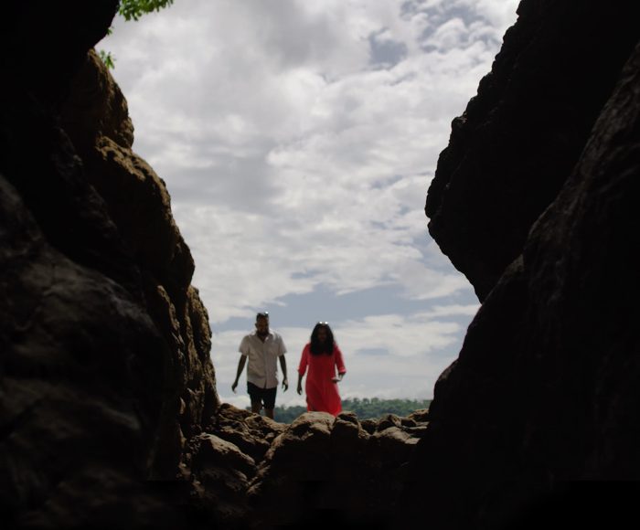 Hari Deepti enter a beach cave