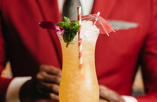 Keith Motsi Closeup Drink