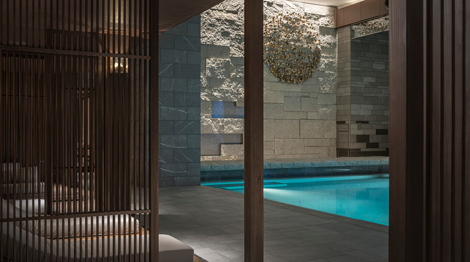Indoor wellness pool