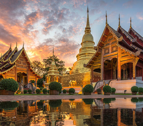 Phra Singh Waramahavihan Temple Of Thailand