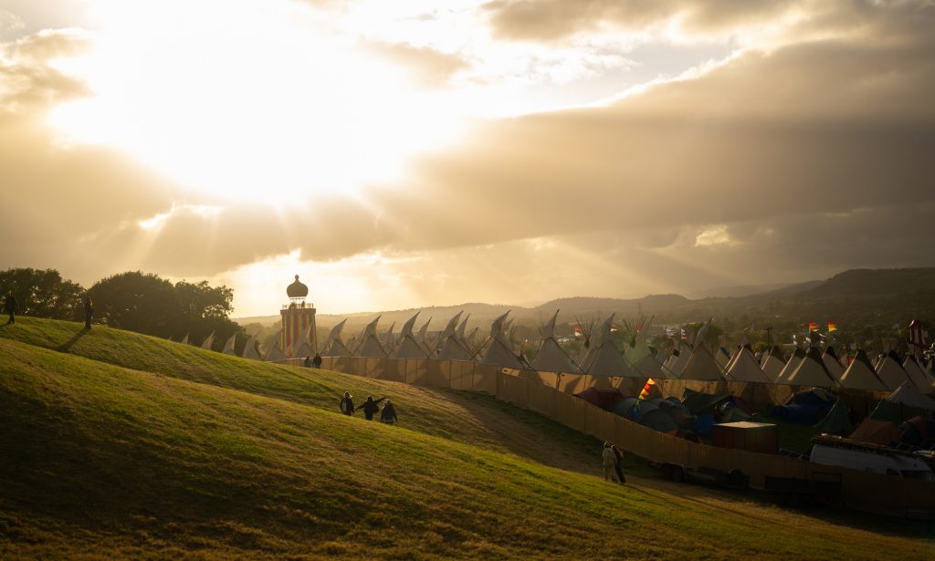 Glastonbury Festival 2024, Tipi Field, Photo by Sami Hussein/Wireimage