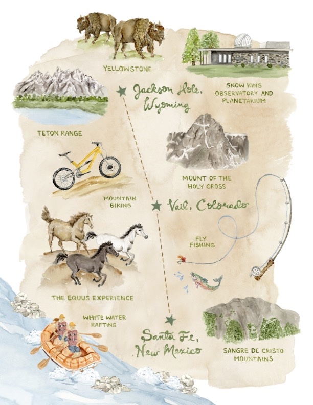 Map by the Land of LA