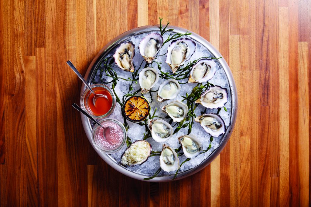 Oysters at MKT, Four Seasons Hotel San Francisco