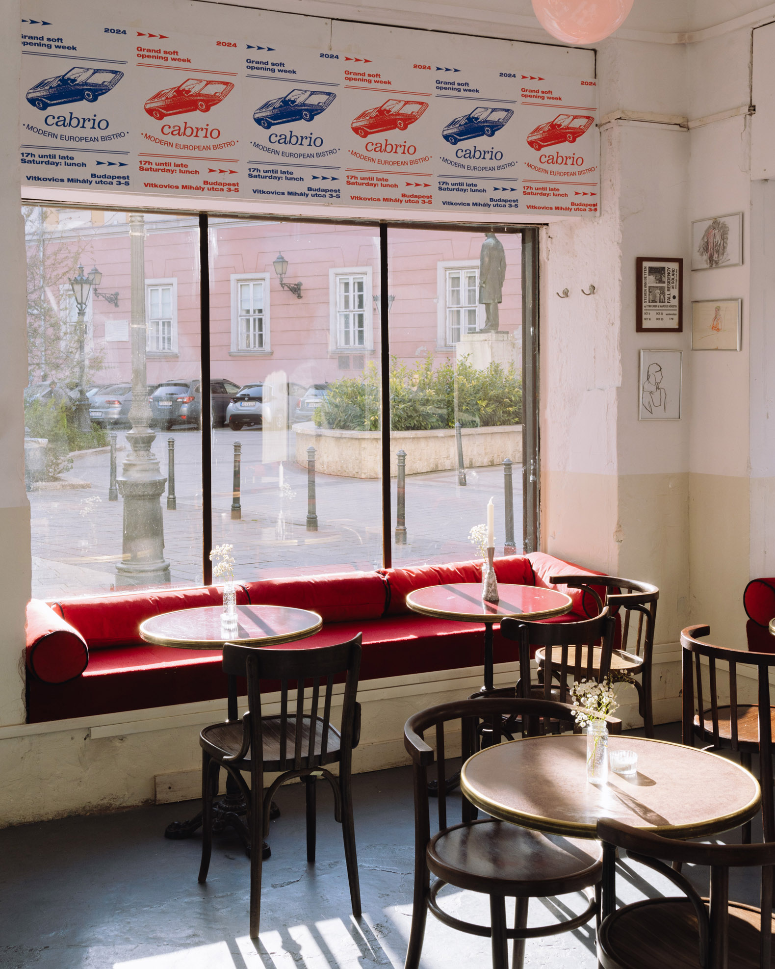 Cabrio restaurant in Budapest