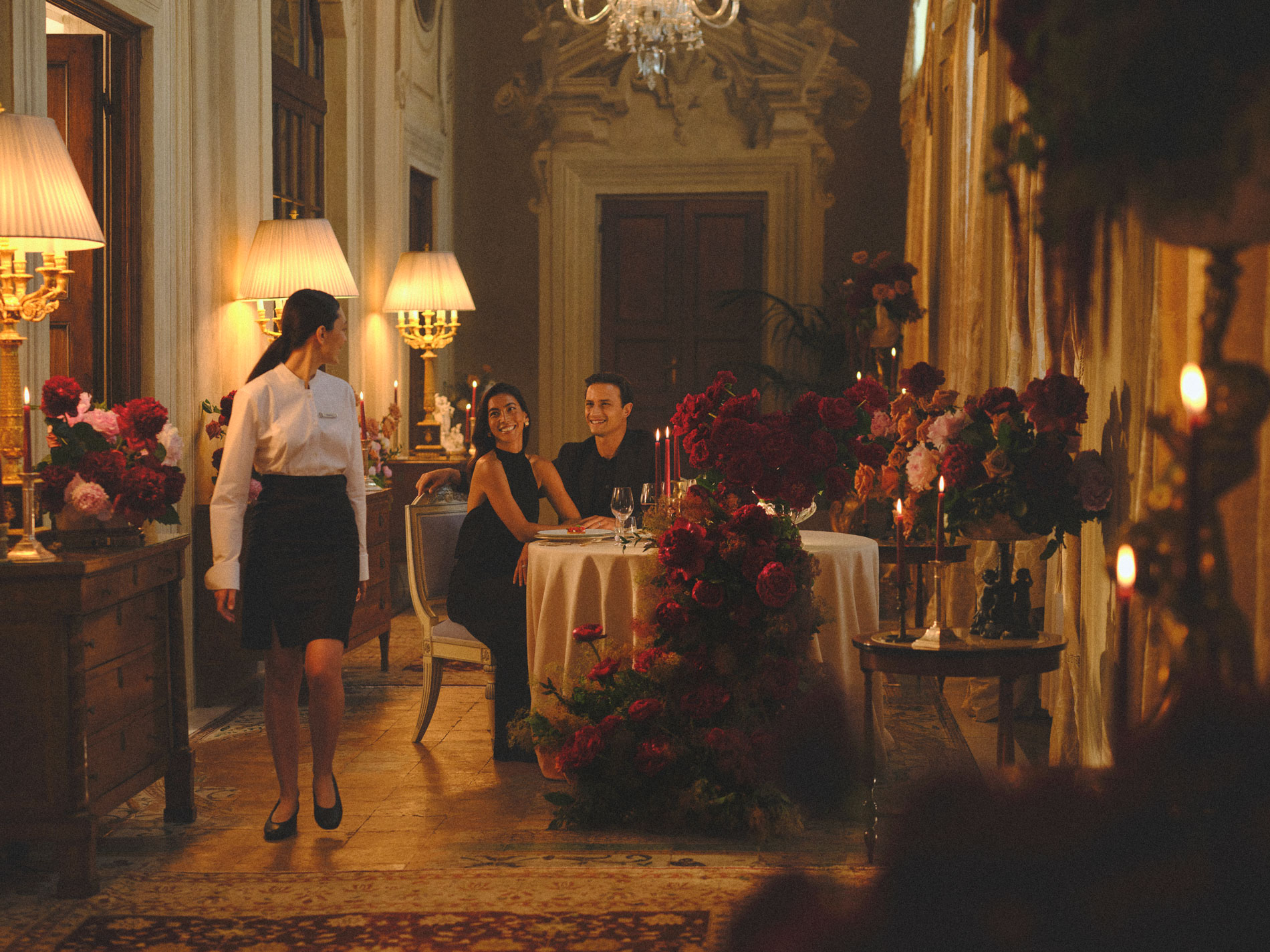 Private dining in the Royal Suite at Four Seasons Hotel Firenze