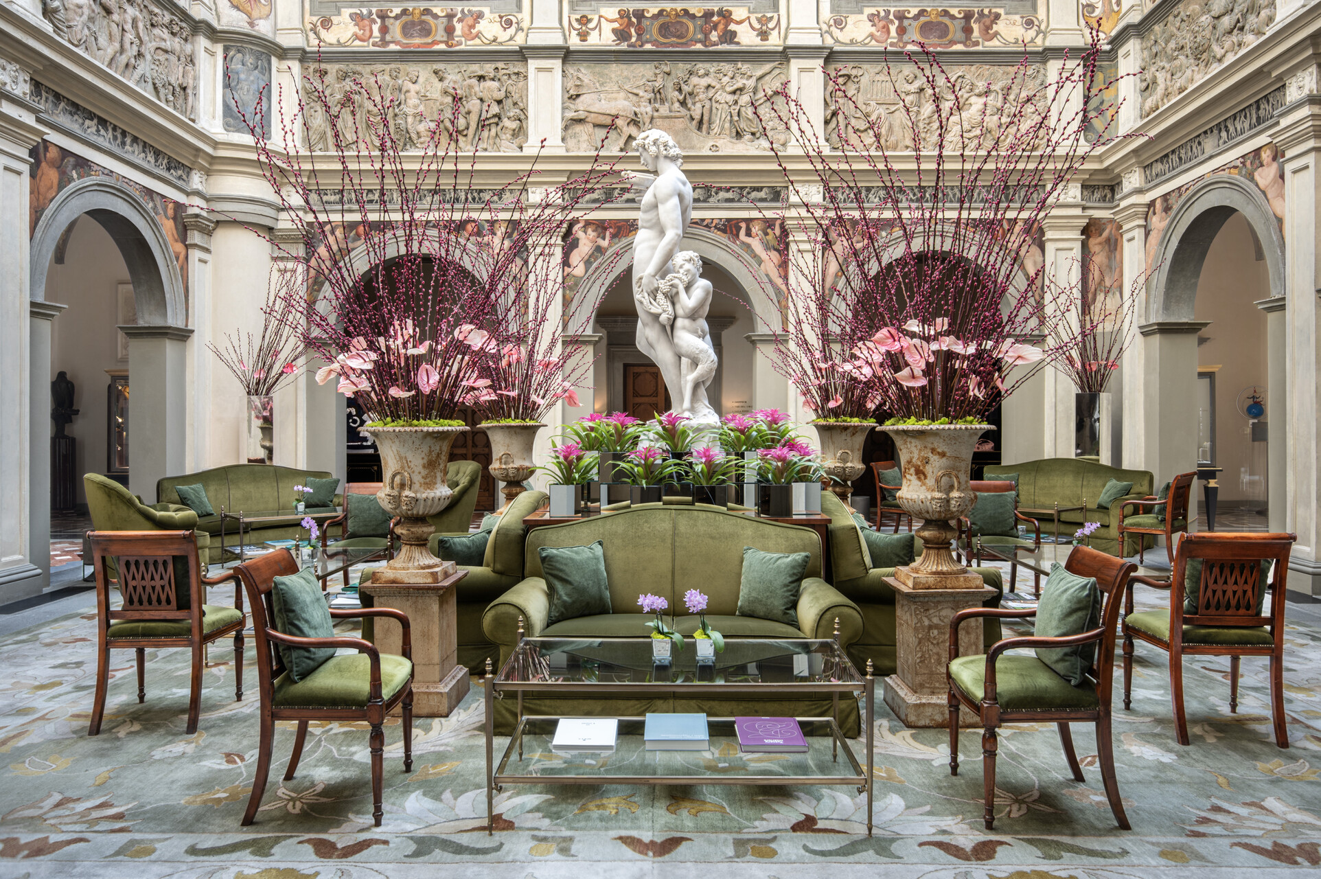 The lobby at Four Seasons Hotel Firenze