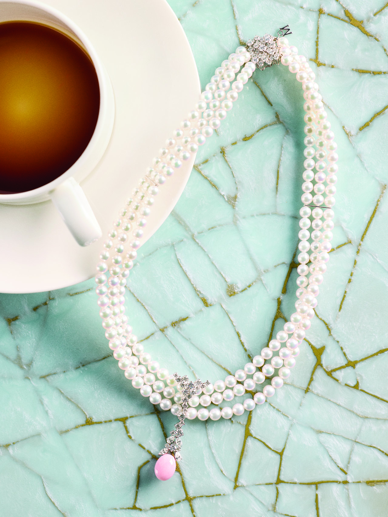Mikimoto conch pearl necklace