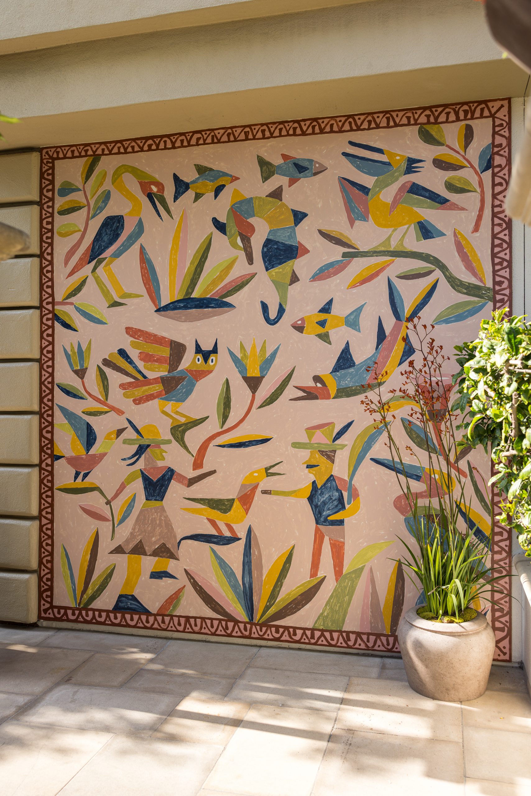 Mural by Abel Macias at La Ola