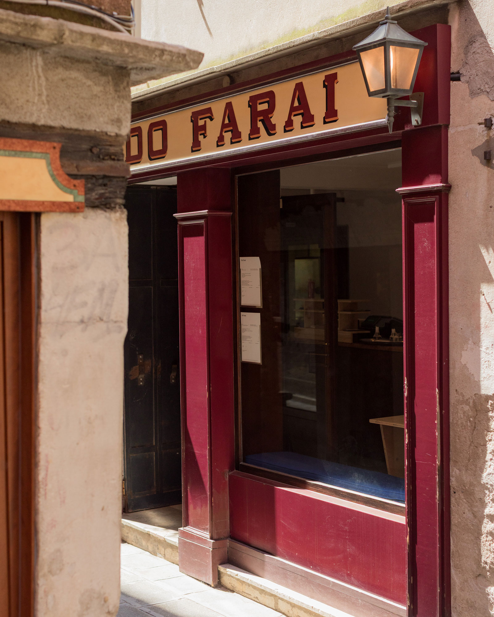 Restaurant Do Farai in Dorsduro