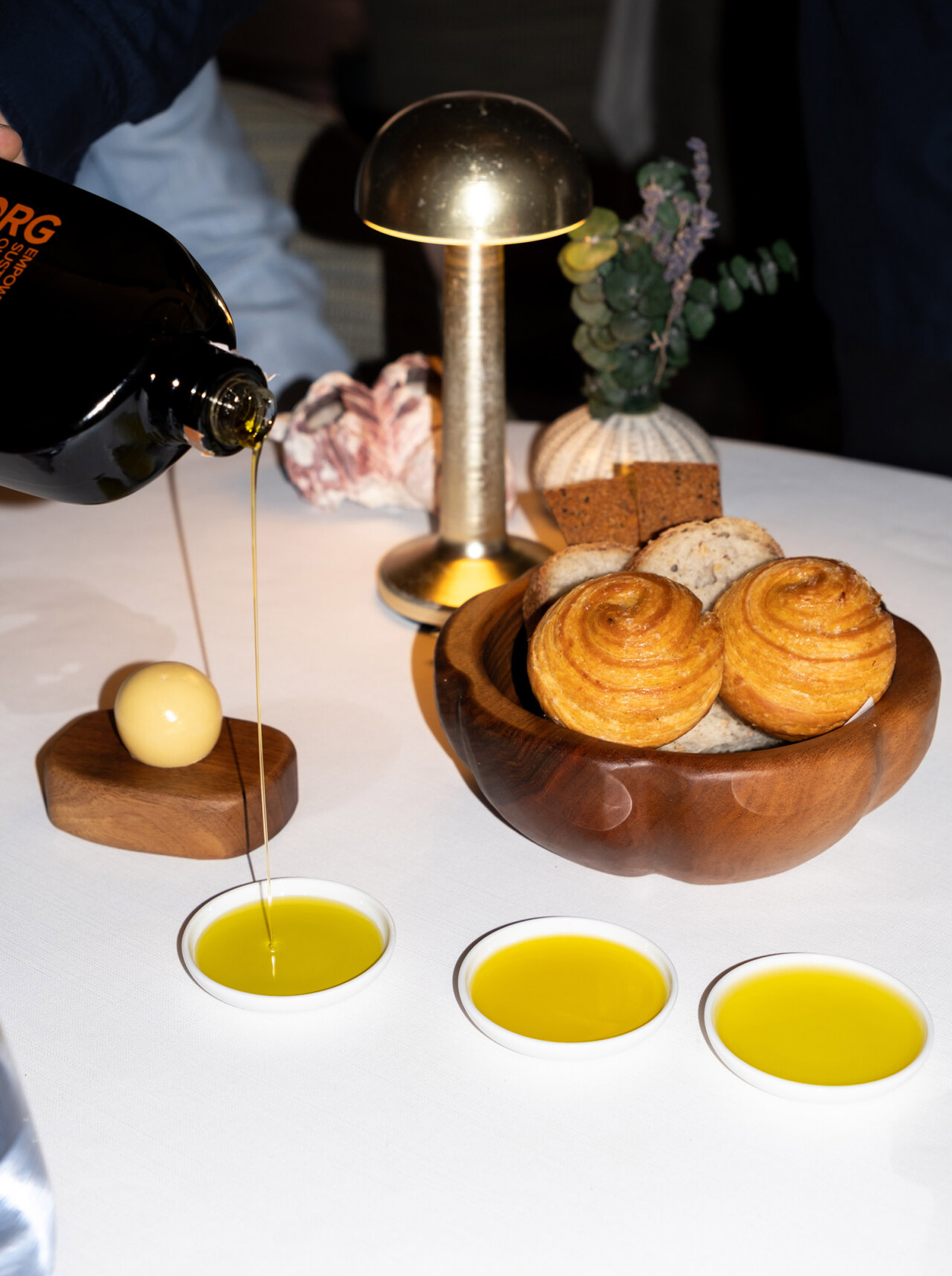 An olive oil tasting at Four Seasons Astir Palace Hotel Athens