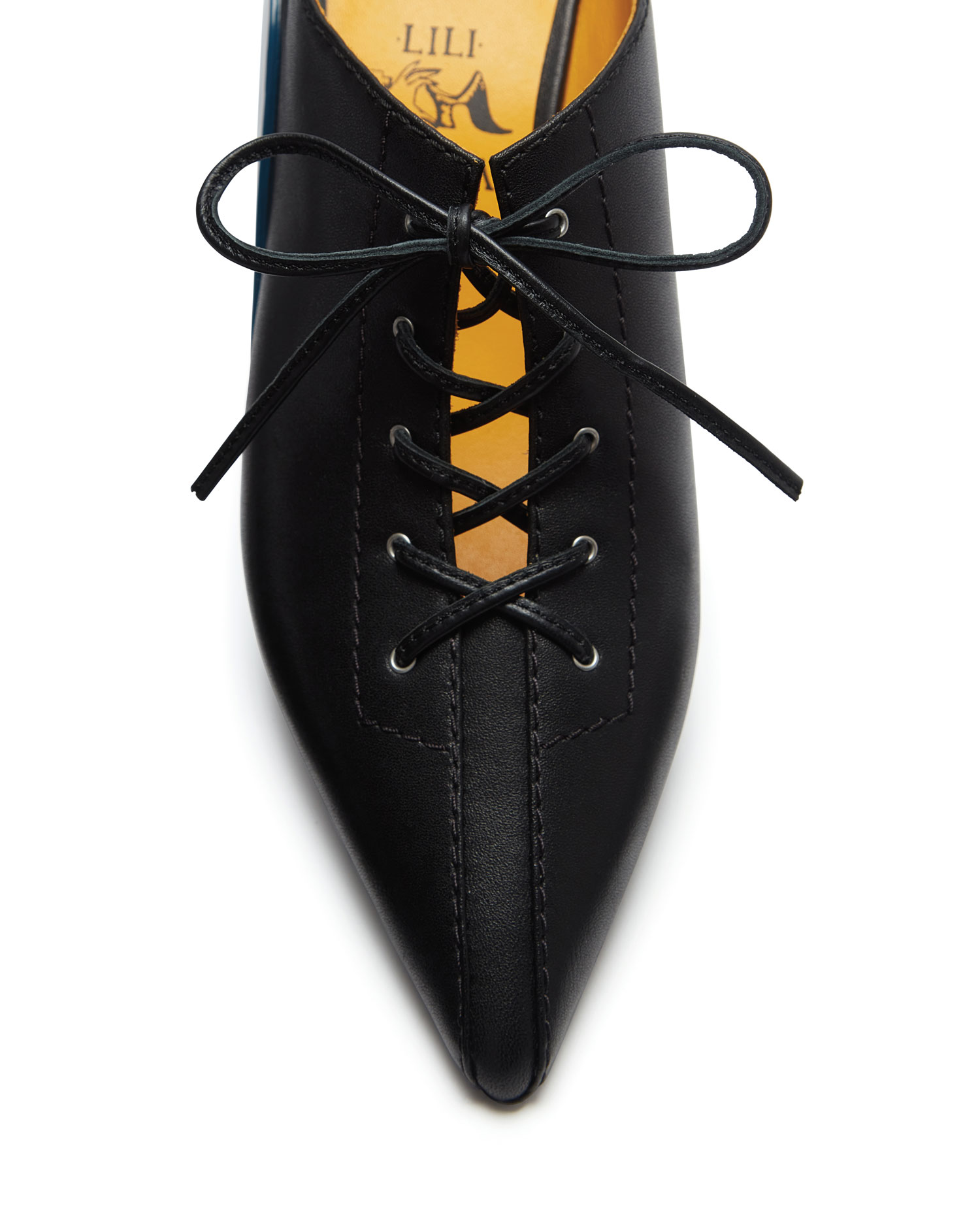 Lili Curia’s Victoria kitten heel mule