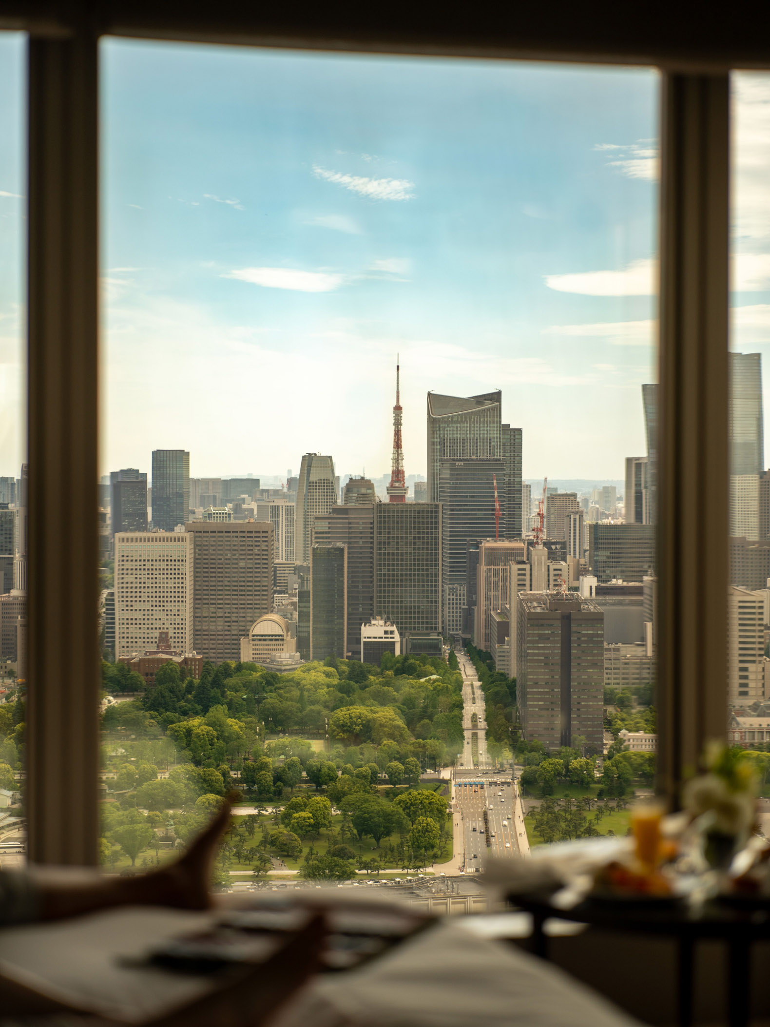A view of Tokyo from Four Seasons Hotel Tokyo at Otemachi