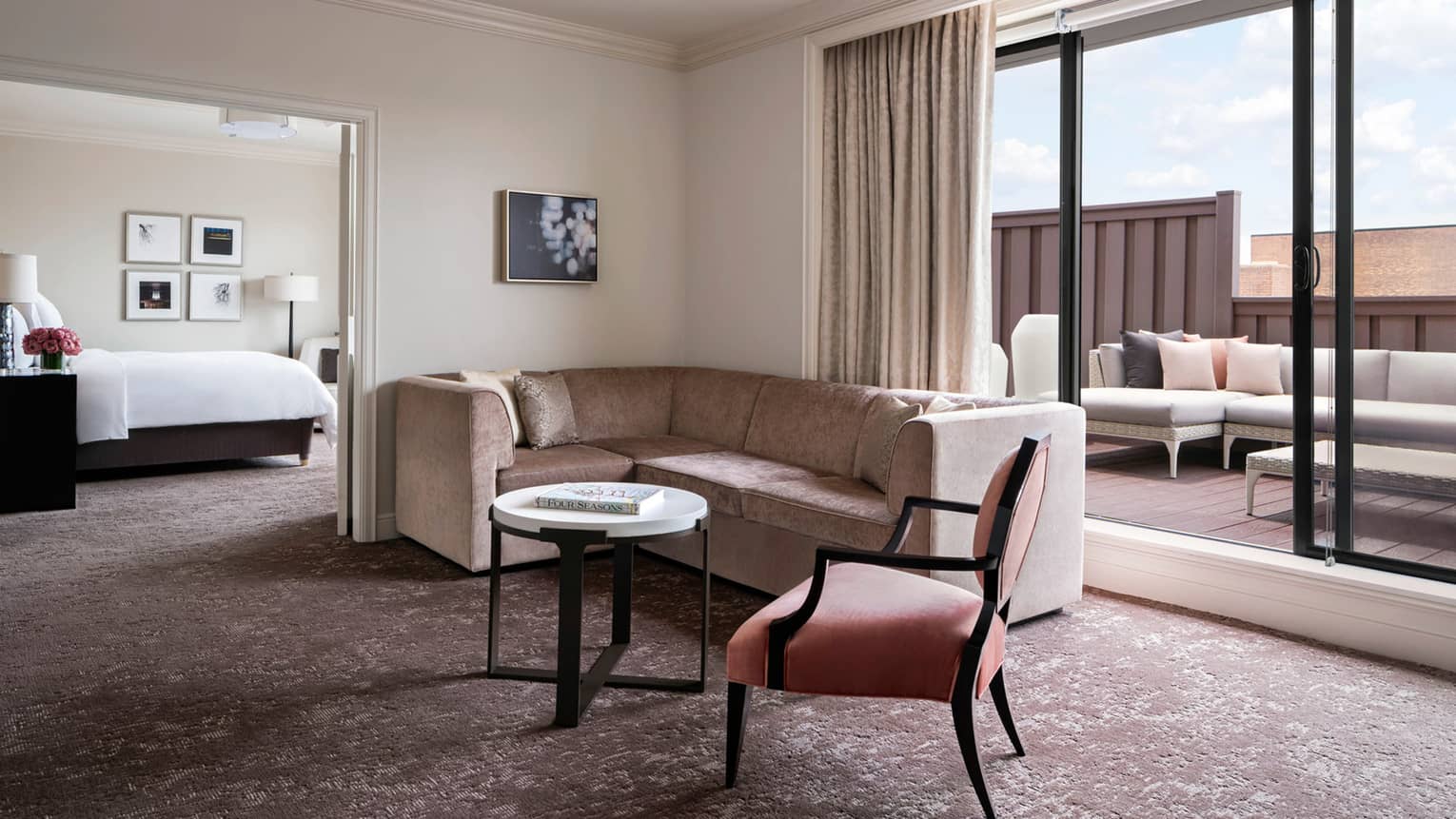 Living room of Capital Suite with Terrace